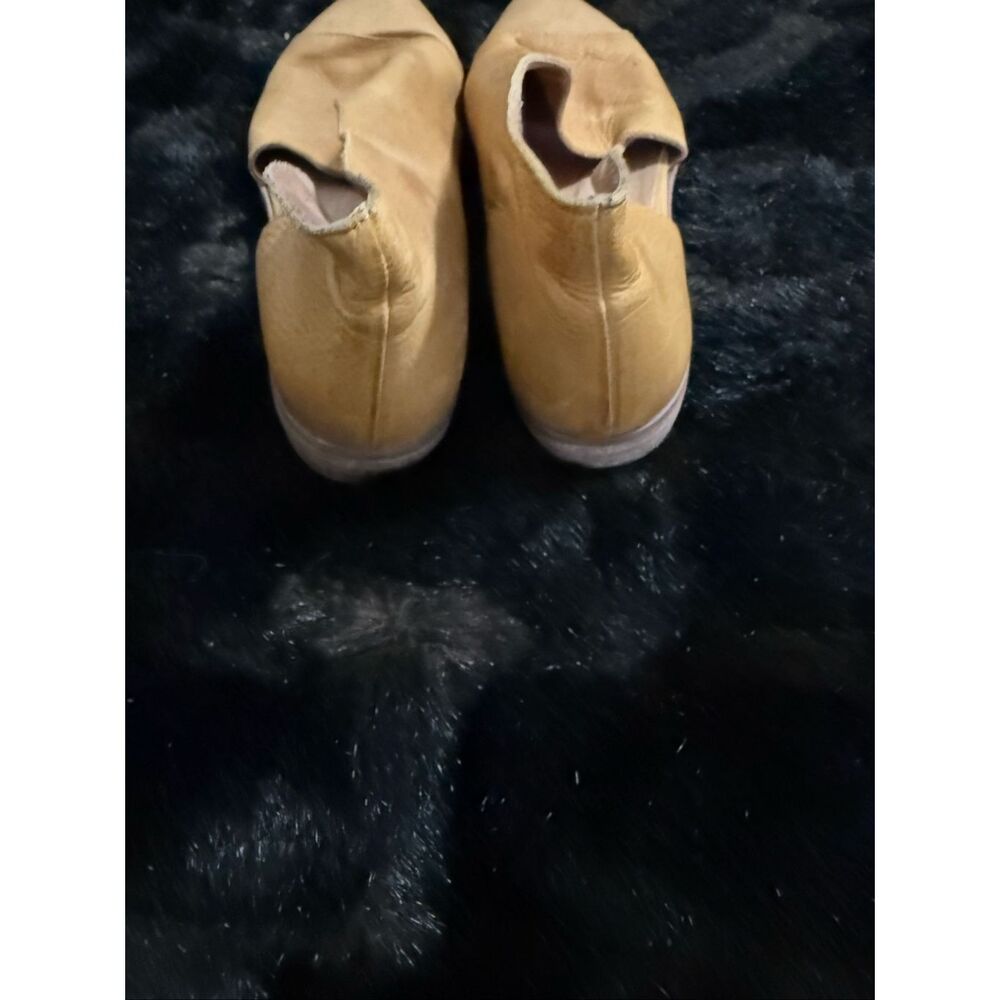 Free People Shoes Womens SZ EU 39 US 8.5 Brown Royale Flat Leather Boho Western - Picture 3 of 4